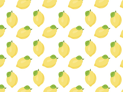 pattern lemon by Ksu Wonder on Dribbble