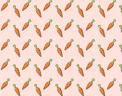 Cute carrots pattern art background carrot decoration design graphic design illustration modern pattern print textile trend ui wall wallpaper