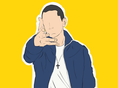 Rap God Eminem art celebrity color digital hot illustrating illustration illustrator media music online popular rap rap god rap king rapper singer song star trend