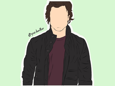 Damon Salvatore Vampire Diaries By Your Doodler On Dribbble