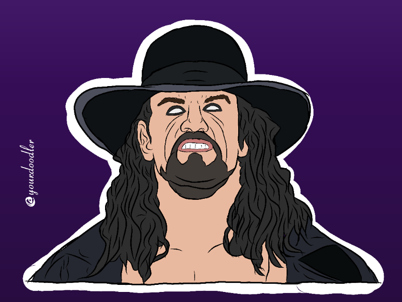 The Undertaker A Tribute to the Deadman 💀🖤 by your.doodler on Dribbble