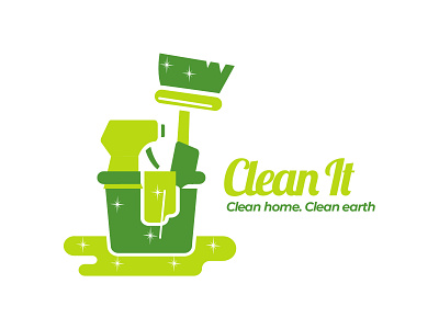 clean It Logo 2021 logo 2021 trend brand identity branding design idenity illustration logo logotype mark monogram symbol typography