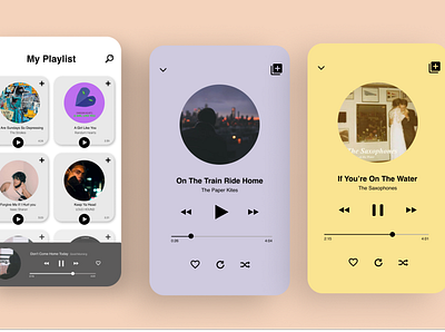 Music Player 2020 art colors music music app player productdesign ui design ui ux uidesign