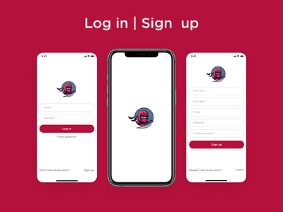 Log in | Sign up app branding design icon illustration logo ui ux