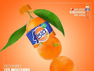 Festa CSD orange soft juice drinks in kinshasa dr congo africa