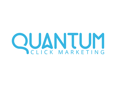 Quantum Click Logo design icon logo typography