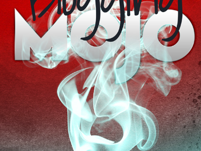 mystical mojo blogging book cover design kilogram mojo red smoke typography