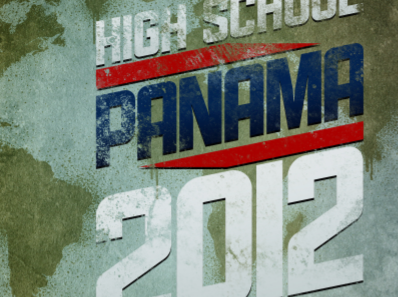 panama type design mask panama texture type typography