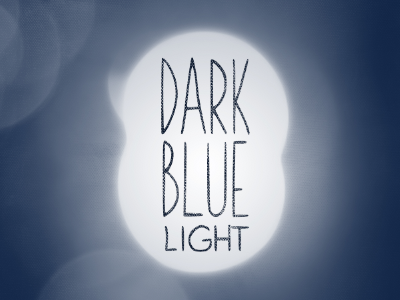 Dark Blue Light Font