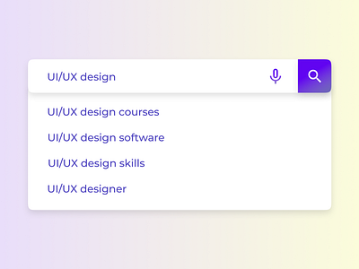 Search (Daily UI #022) daily 100 challenge dailyui dailyuichallenge design figma