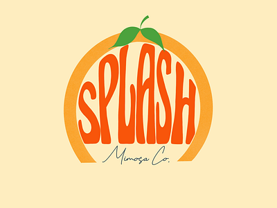 Splash Mimosa Co. Logo Concept #2