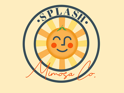 Splash Mimosa Co. Branding Concept #3