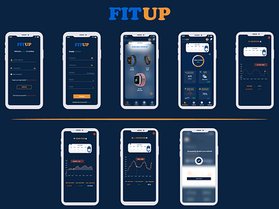 FITNESS APP UI dailyui design fitness app mobile app product design ui uiux ux