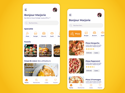 Daily UI - Food ap app app design application design application ui design flat mobile mobile app design mobile ui product design ui