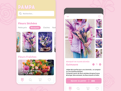 Daily UI - Créa app Pampa app app design application design application ui design mobile mobile app design mobile ui product design ui ui design