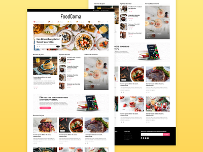 UI challenge - Food website daily ui dailyui design ui ui design webdesigner website website design