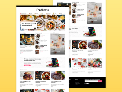 UI challenge - Food website