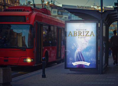 Abriza brand design luxe luxury logo