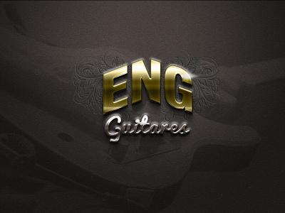 ENG Guitares brand design logo