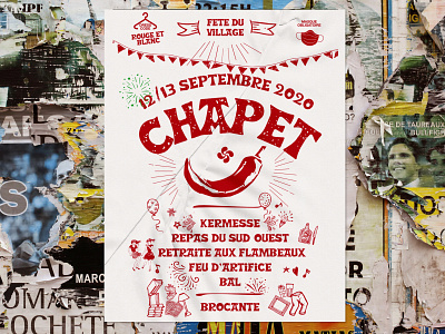 Chapet brand design print