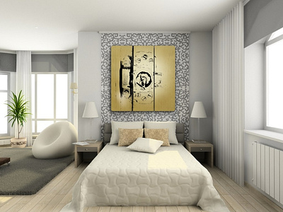 The KeyRoom cadre deco decoration dessin peinture wood