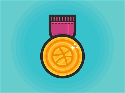 Hello Dribbble, Go for Gold!