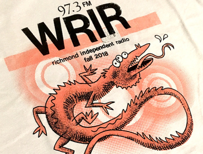 WRIR 97.3 Fund Drive T-Shirt Design cartoon collage design drawing fashion graphic illustration photoshop t shirt typography