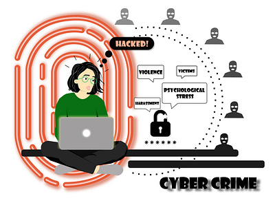 CYBER CRIME illustration