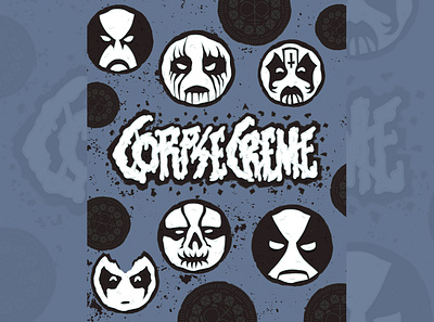 Corpse Creme digital ink heavy metal art heavymetal illustration illustration digital ipad art lettering metal logo metal music procreate vegan vegan art