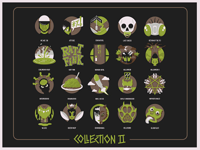 Misfits Collection II Tribute icon illustration misfits music punk punk rock songs vector vector illustration