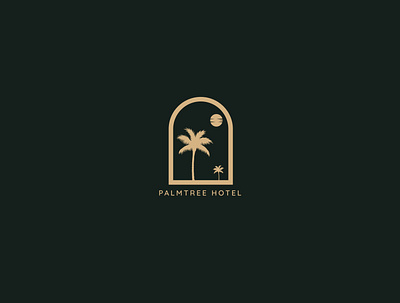 PALMTREE HOTEL branding design logo logodesign typography