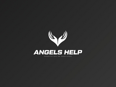 ANGELS HELP brand design branding design illustration logo logodesign typography ui ux web