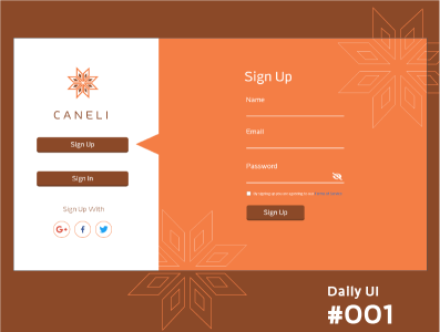 Daily UI | Day 1 dailyui 001 dailyuichallenge design ui uidesign ux uxui webpage