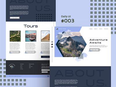 Day 3 | Landing Page | Senda Tours daily 100 challenge dailyui dailyui 003 dailyuichallenge design landingpage product design ui uidesign uxui uxuidesign webdesign