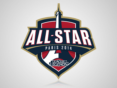 2014 League of Legends All Star Logo esports leagueoflegends logo design paris typography