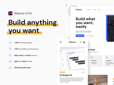 Materia | Ui Kit with Design system