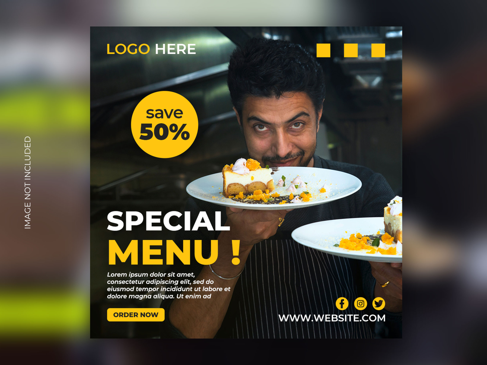 Food banner design by Imam Hossain on Dribbble