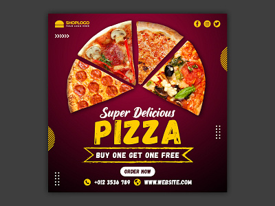 pizza banner sale