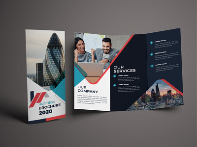 business Tri Fold Brochure add banner brand brochure brochure design brochure mockup business brochure design