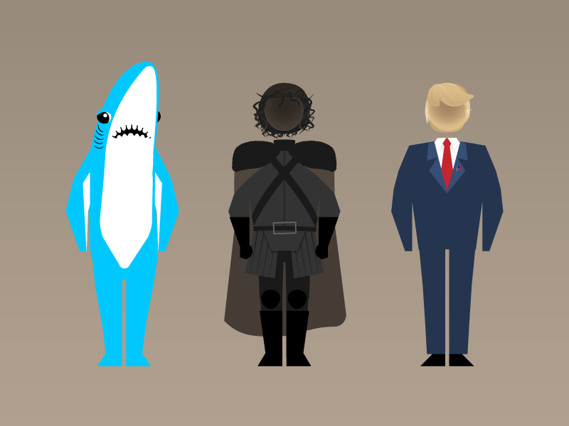 Top Halloween Costumes for 2015 by Jenny Famularcano for Column Five on Dribbble
