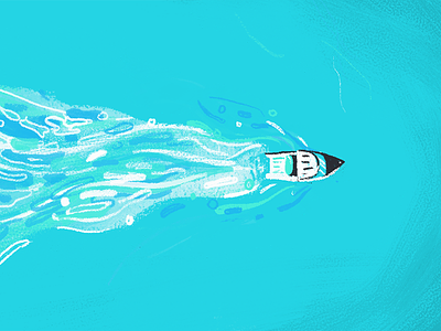Little Speedboat ocean speedboat water
