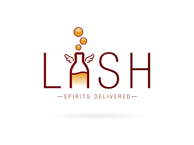 Lash: Spirits Delivered branding design icon illustration logo typography vector