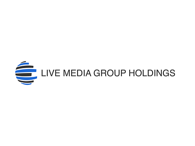 Live Media Group Logo design icon logo typography