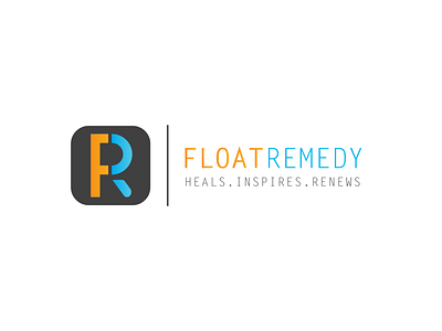 Float Remedy Logo design icon logo typography