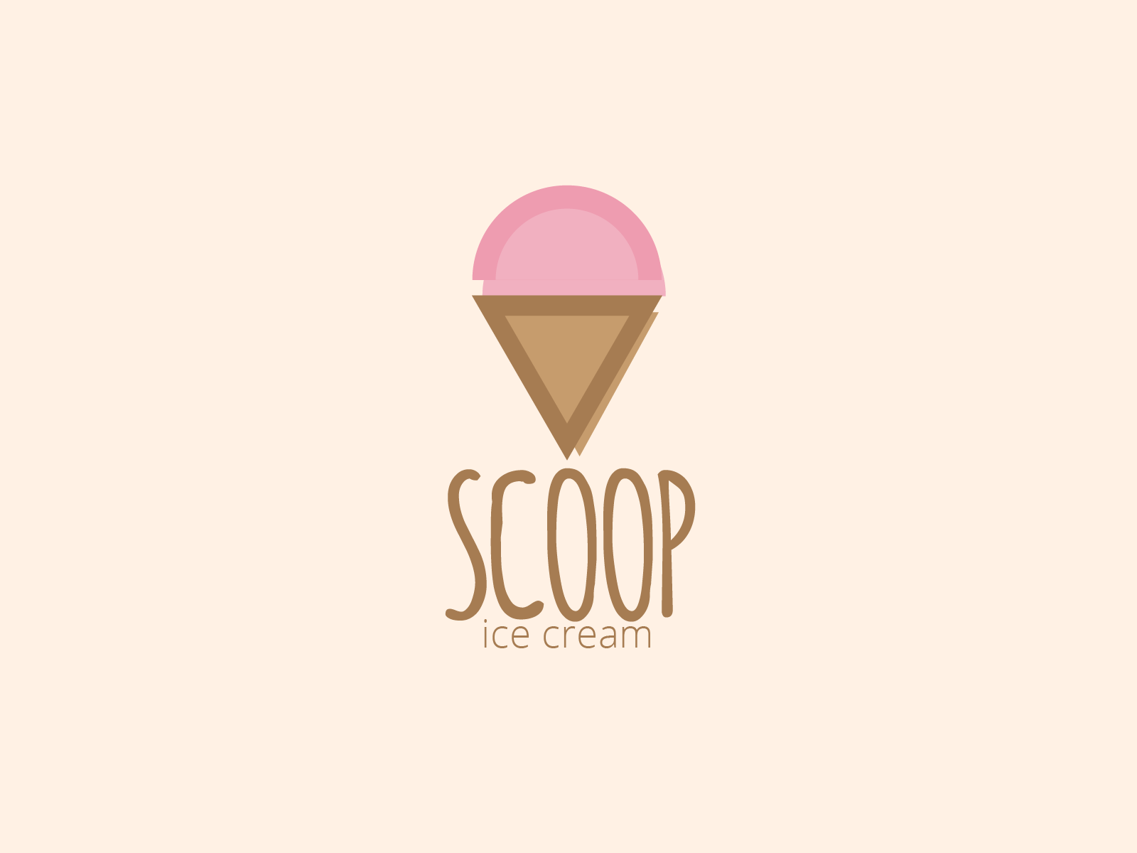 Daily Logo Challenge Day 27 - Ice Cream Company by Sarah Vrdoljak on ...