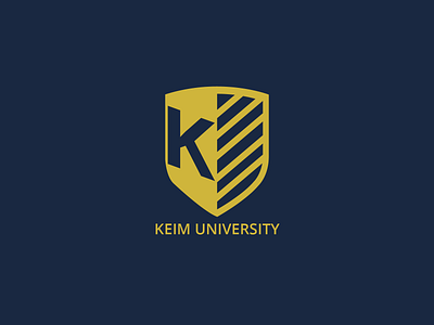 Daily Logo Design Challenge Day 38 - College/University college logo dailylogo dailylogochallenge design graphic design logo logo design logodesign monogram design navy blue old gold shield logo university logo