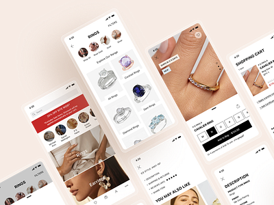 Jewelry E-commerce App Design