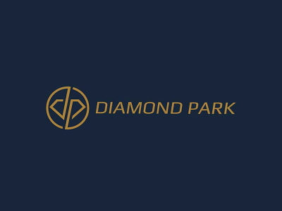 DiamondPark design flat icon illustration illustrator logo minimal
