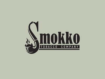 smokko design flat logo vector