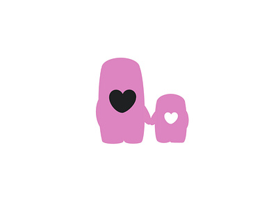 pure character design dribbble fantasy heart monster pop pure